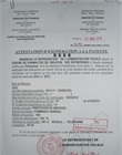 Attestation d'exonération de la patente